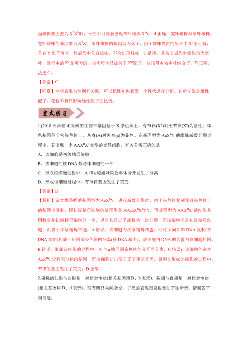 易错点07遗传的基本规律-2021年高考生物一轮复习易错题（教师版含解析）_新高考复习资料_2023年新高考复习资料_一轮复习_2023年新高考大一轮复习讲义