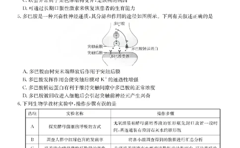 生物试题_2024-2026高三（6-6月题库）_2026年03月高三试卷_260314山西运城市2026届高考考前模拟测试（运城一模）（全科）_2026届山西省运城市高考考前模拟测试下学期高三生物试题