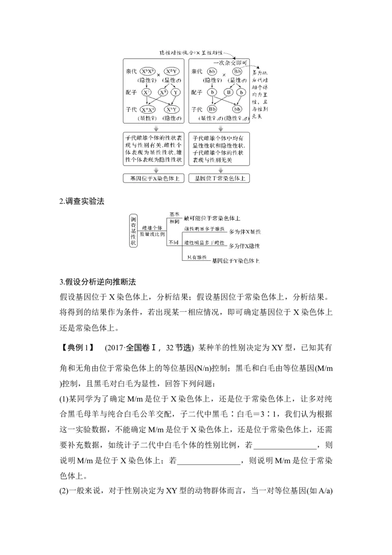 微专题12基因定位的遗传实验设计_通用版（老高考）复习资料_2023年复习资料_一轮复习_2023年高考生物一轮复习讲义+课件（全国版）_2023年高考生物一轮复习讲义（全国版）
