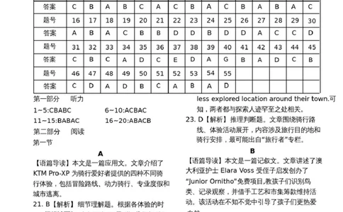 答案与解析含（一）_2024-2026高三（6-6月题库）_2026年04月高三试卷_260401衡水金卷2026年普通高等学校招生全国统一考试模拟调研卷