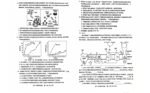 恩施州2026届高三第二次质量监测考试生物_2024-2026高三（6-6月题库）_2026年03月高三试卷_260322湖北省恩施州2026届高三第二次质量监测考试（全科）
