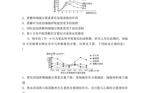 夯基提能练28植物的激素调节-备战2023高考生物一轮复习夯基提能练（全国通用）（解析版）_通用版（老高考）复习资料_2023年复习资料_一轮复习