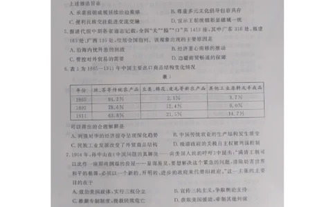 唐山市2026年普通高中学业水平选择性考试第一次模拟演练历史_2024-2026高三（6-6月题库）_2026年03月高三试卷_2603112026届河北唐山市高三下学期第一次模拟演练试卷