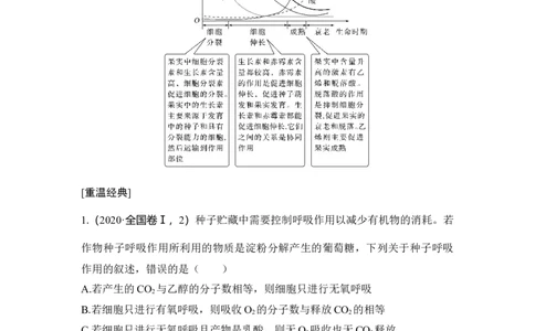 微专题4种子形成与萌发_通用版（老高考）复习资料_2023年复习资料_一轮复习_2023年高考生物一轮复习讲义+课件（全国版）_2023年高考生物一轮复习讲义（全国版）_赠补充习题