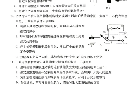 生物试题卷_2024-2026高三（6-6月题库）_2026年04月高三试卷_260422贵州省六校联盟2026届高三年级4月高考实用性联考卷(三)（全科）