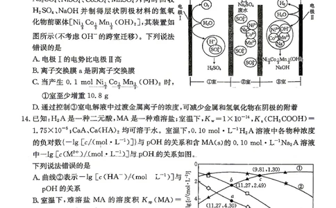 江西&ldquo;三新&rdquo;协同教研共同体2026届高三4月学科阶段训练（26-318C）化学_2024-2026高三（6-6月题库）_2026年04月高三试卷