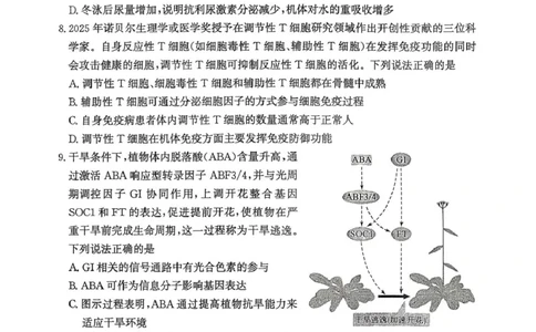 山东省枣庄市2026高三第二次调研考试生物试卷（扫描版，无答案）_2024-2026高三（6-6月题库）_2026年03月高三试卷_260329山东省枣庄市2026届高三3月模拟考试（二调）（全科）_生物