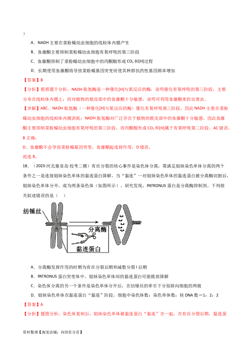 必修2遗传与进化测试卷（解析版）_新高考复习资料_2024年新高考复习资料_一轮复习资料_完备战2024年高考生物一轮复习考点帮（新高考）_必修2