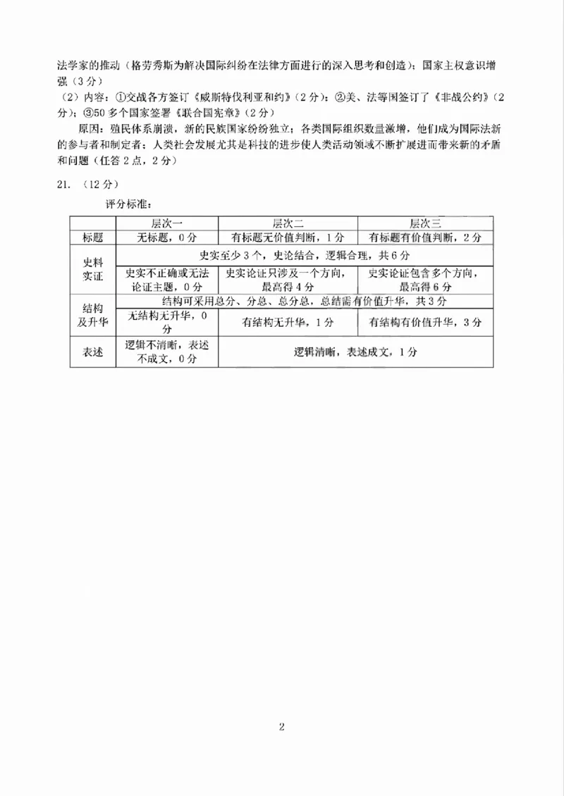 历史答案-浙江省名校协作体（G12）2026届高三3月联考_2024-2026高三（6-6月题库）_2026年03月高三试卷_2503092026届浙江省名校协作体G12联盟高三下学期二模（全科）