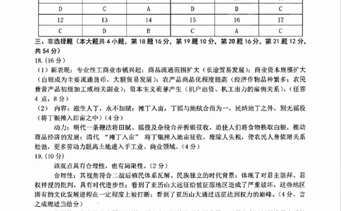 历史答案-浙江省名校协作体（G12）2026届高三3月联考_2024-2026高三（6-6月题库）_2026年03月高三试卷_2503092026届浙江省名校协作体G12联盟高三下学期二模（全科）