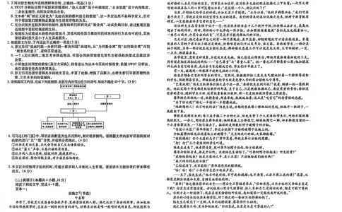 云南民族大学附属高级中学2026年届高三高考适应性训练（五）语文+答案_2024-2026高三（6-6月题库）_2026年03月高三试卷_260329云南民族大学附属高级中学2026年届高三高考适应性训练（五）