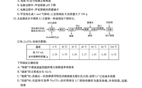 湖南长郡二十校联盟2026届高三下学期考前自测化学试题_2024-2026高三（6-6月题库）_2026年04月高三试卷_260411湖南新高考教研联盟暨长郡二十校联盟2026届高三第二次联考（全科）