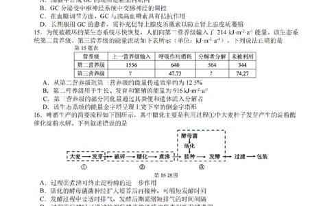 生物卷-2603高三名校协作体_2024-2026高三（6-6月题库）_2026年03月高三试卷_2503092026届浙江省名校协作体G12联盟高三下学期二模（全科）