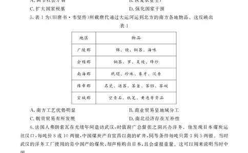 德州市高三年级4月学习质量综合评估历史_2024-2026高三（6-6月题库）_2026年04月高三试卷_260426山东省德州市高三年级4月学习质量综合评估（德州二模）（全科）