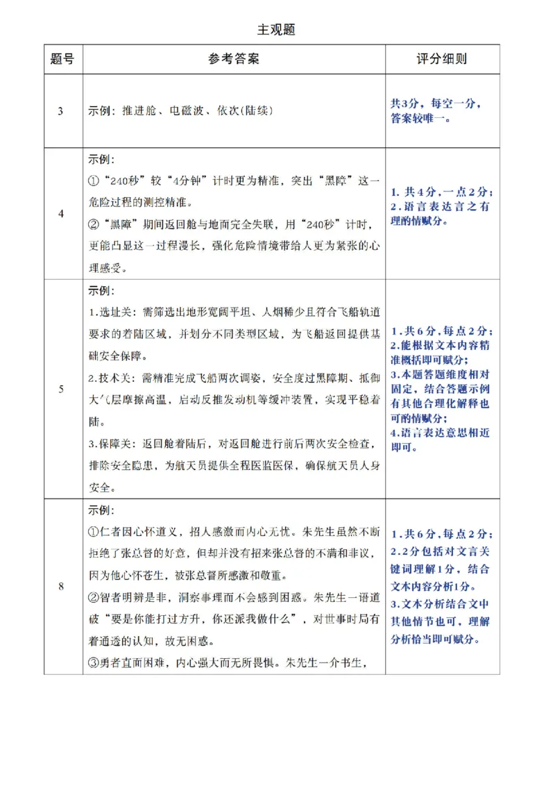 语文答案_2024-2026高三（6-6月题库）_2026年03月高三试卷_2603222026届内蒙古呼和浩特市高三下学期第一次模拟考试（全科）