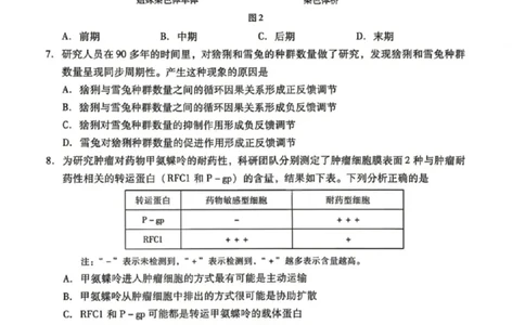 生物试卷-广东省2026年普通高等学校招生全国统一考试模拟测试(二)_2024-2026高三（6-6月题库）_2026年04月高三试卷_广东省2026年普通高等学校招生全国统一考试模拟测试（二）生物