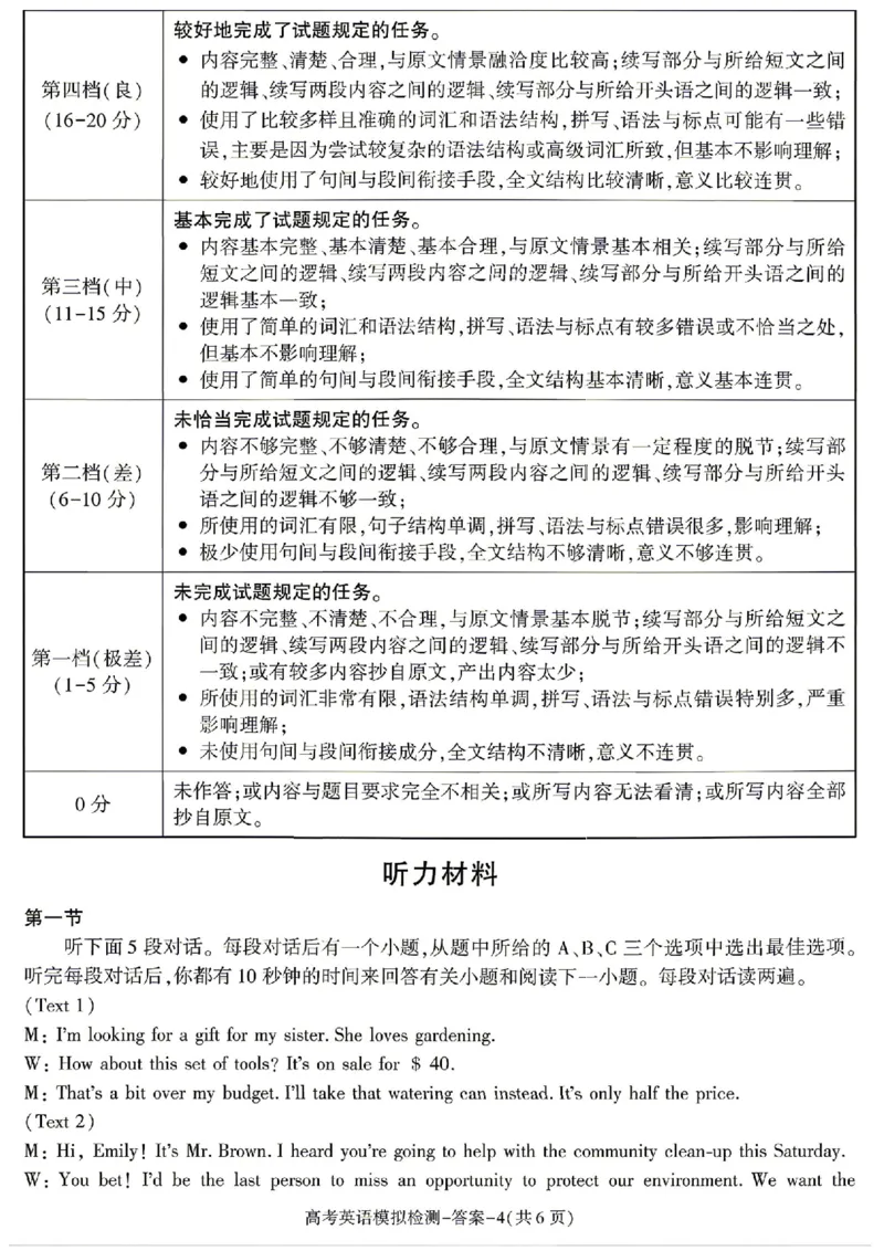 英语试题卷答案_2024-2026高三（6-6月题库）_2026年04月高三试卷_260428陕西省咸阳市2026(年)届高三年级4月高考模拟检测（全科）_2026届咸阳三模英语
