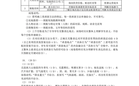 地理答案：2025-2026学年福州市高三年级三月质量检测_2024-2026高三（6-6月题库）_2026年03月高三试卷_260308福建省福州市2025-2026学年高三三月质量检测（全科）_地理