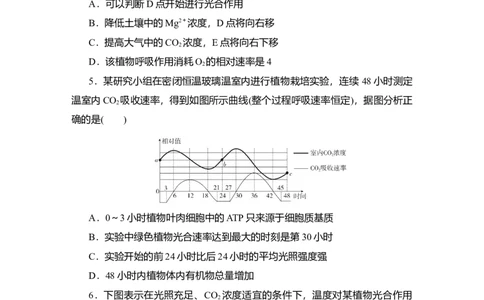 夯基提能练10光合作用与细胞呼吸的综合运用-备战2023高考生物一轮复习夯基提能练（全国通用）（解析版）_通用版（老高考）复习资料_2023年复习资料_一轮复习