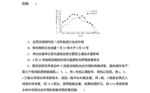 夯基提能练10光合作用与细胞呼吸的综合运用-备战2023高考生物一轮复习夯基提能练（全国通用）（解析版）_通用版（老高考）复习资料_2023年复习资料_一轮复习