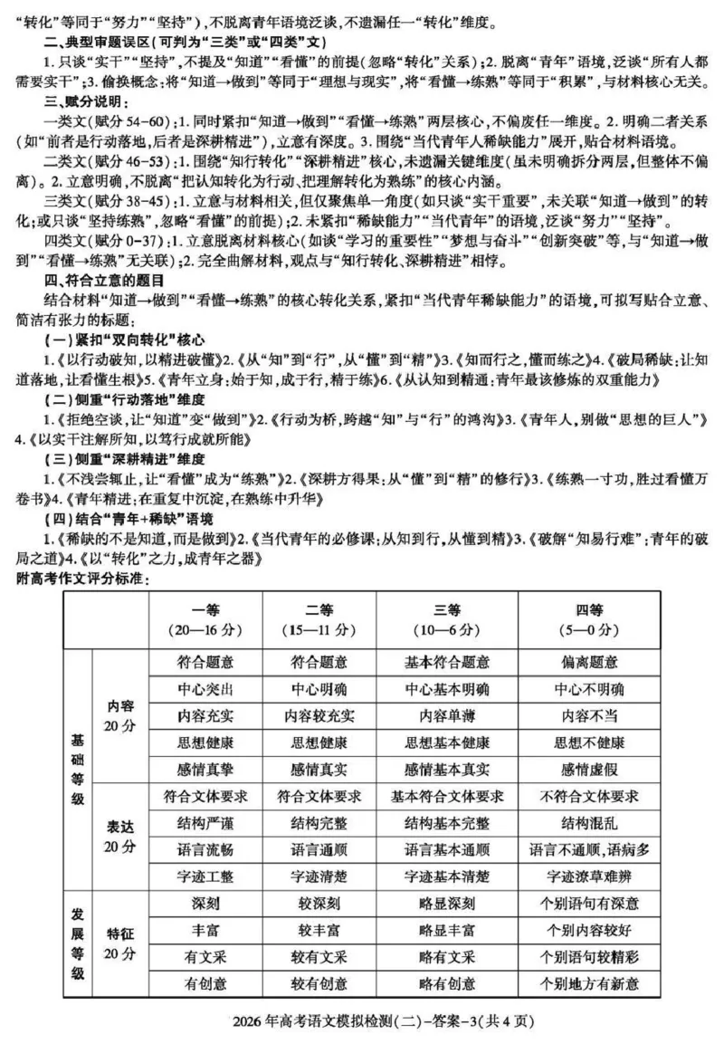 咸阳市2026年高考模拟检测（二）语文答案_2024-2026高三（6-6月题库）_2026年03月高三试卷_260330陕西省咸阳市2026年高考模拟检测（二）（全科）