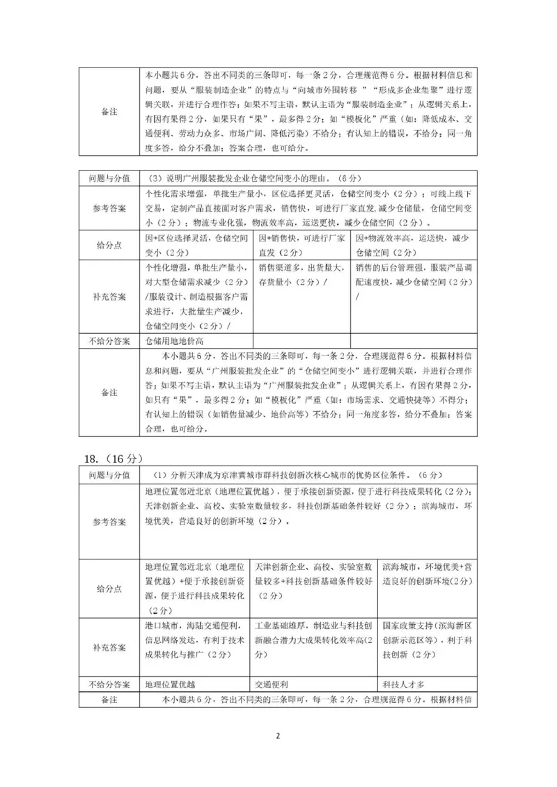 赤峰市2026年高三3&middot;20模拟测试地理答案_2024-2026高三（6-6月题库）_2026年03月高三试卷_260328内蒙古赤峰市2026年高三3&middot;20模拟测试（全科）