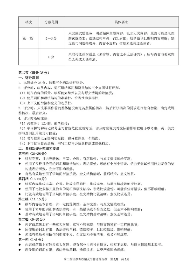 赤峰市2026年高三3&middot;20模拟测试英语答案_2024-2026高三（6-6月题库）_2026年03月高三试卷_260328内蒙古赤峰市2026年高三3&middot;20模拟测试（全科）