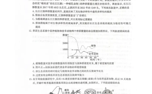 咸阳市2026年高考模拟检测（二）生物_2024-2026高三（6-6月题库）_2026年03月高三试卷_260330陕西省咸阳市2026年高考模拟检测（二）（全科）