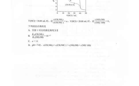 厦门市2026届高中毕业班模拟测试化学_2024-2026高三（6-6月题库）_2026年04月高三试卷_260403福建厦门市2026届高中毕业班第二次质量检测（全科）