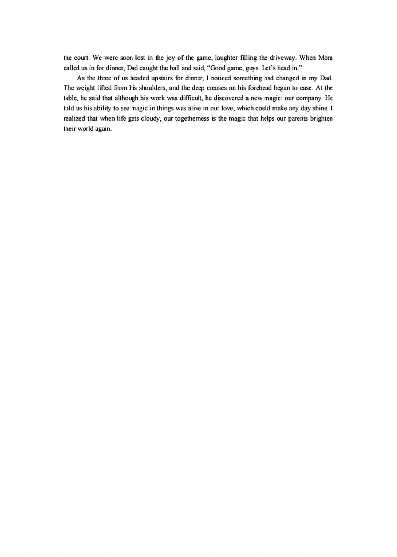 乌鲁木齐地区2026年高三年级第二次质量监测英语答案_2024-2026高三（6-6月题库）_2026年03月高三试卷_260328新疆乌鲁木齐地区2026年高三年级第二次质量监测（全科）