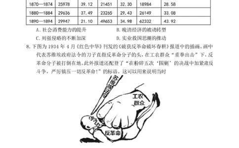 日照市第一中学2025-2026学年高三下学期3月份单元质量检测历史_2024-2026高三（6-6月题库）_2026年04月高三试卷