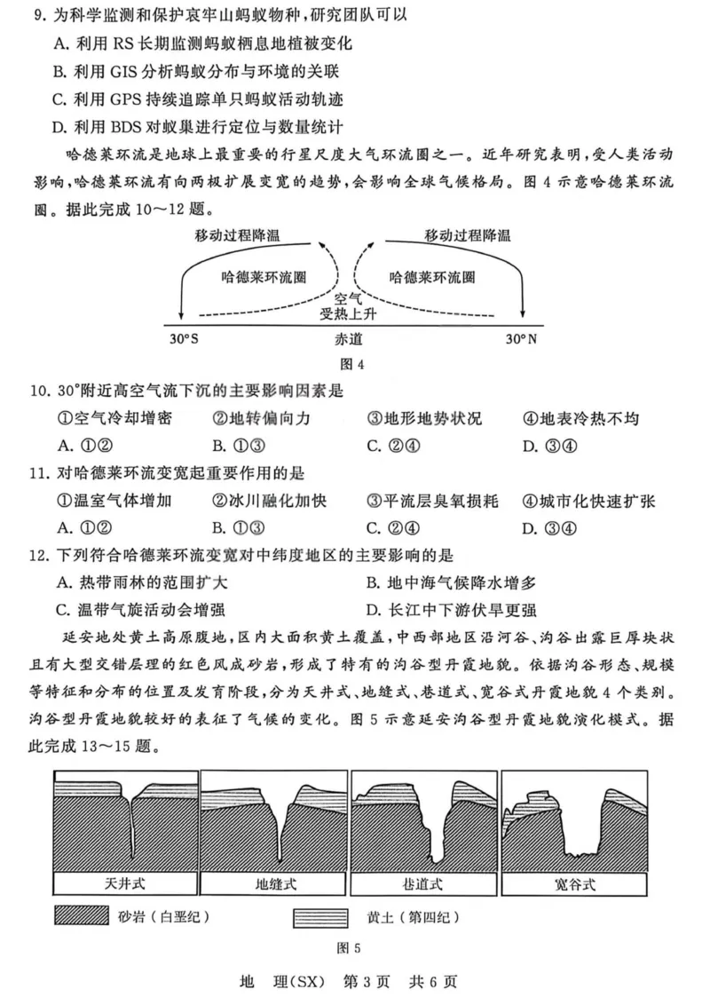 地理-山西版八省T8联考2026届高三年级四月阶段练习_2024-2026高三（6-6月题库）_2026年04月高三试卷_2604092026届八省八校T8联考高三下学期4月联合测评