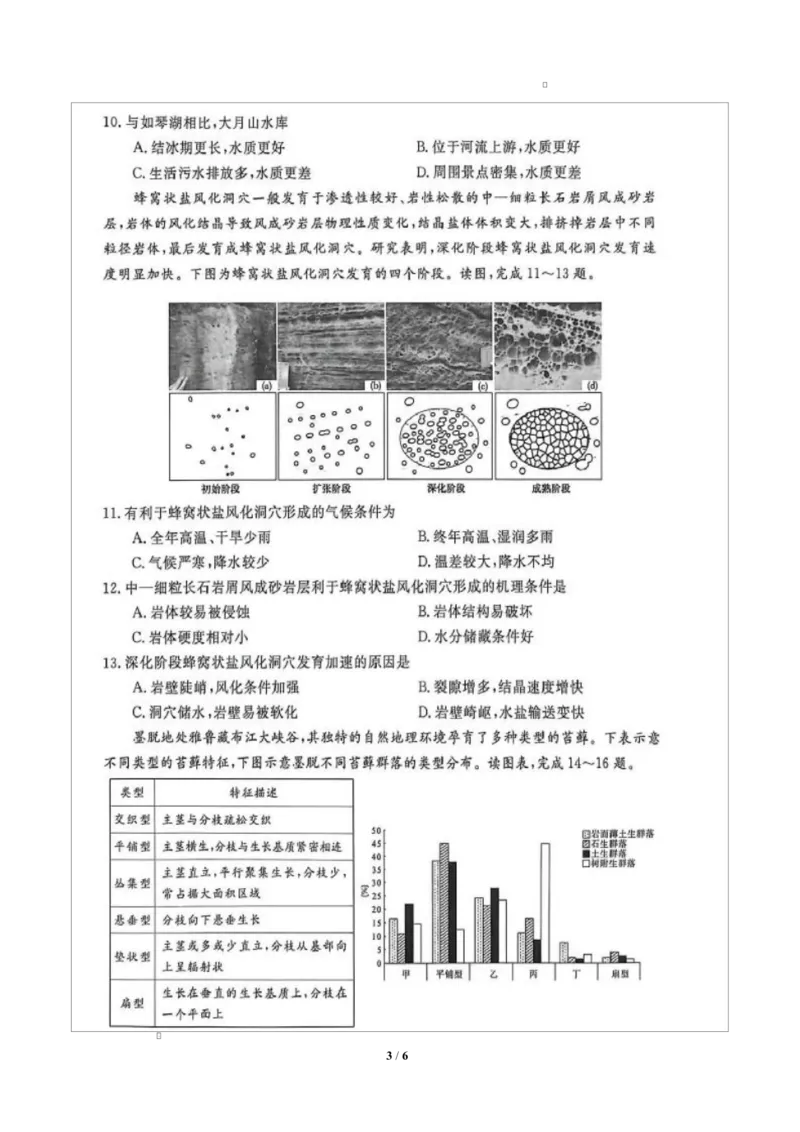 安徽华师联盟2025-2026学年高三第二学期4月质量检测地理试题（含答案）_2024-2026高三（6-6月题库）_2026年04月高三试卷_260414安徽华师联盟2026届高三第二学期4月质量检测（全科）