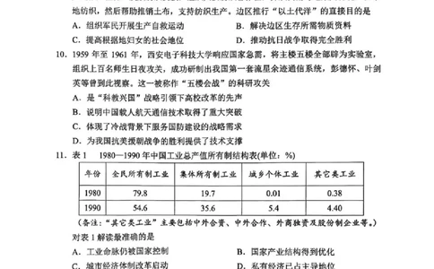 永州市2026年高考第二次模拟考试历史_2024-2026高三（6-6月题库）_2026年02月高三试卷_260202湖南省永州市2026年高考第二次模拟考试（全科）