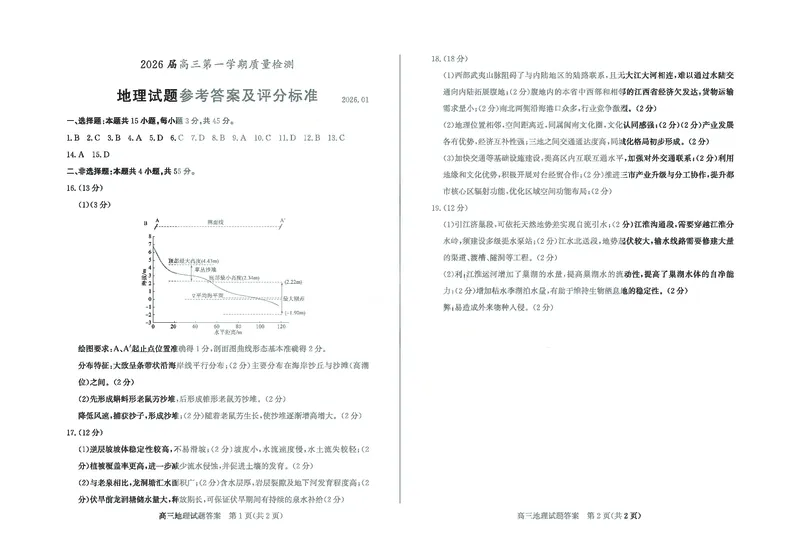 地理-山东省德州市2025-2026学年度2026届高三年级上学期期末_2024-2026高三（6-6月题库）_2026年02月高三试卷_260201山东省德州市2025-2026学年度2026届高三年级上学期期末（全科）