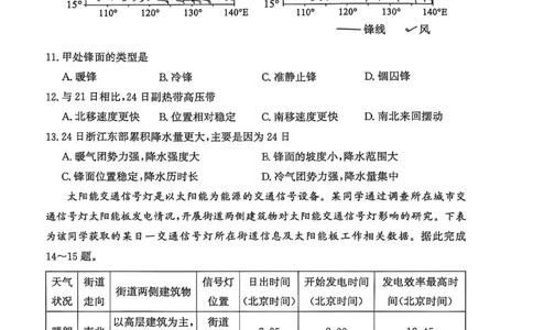 山东省滨州市2026届高三年级一模考试地理_2024-2026高三（6-6月题库）_2026年03月高三试卷_260315山东省滨州市2026届高三年级一模考试（滨州一模）（全科）