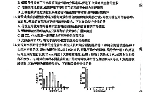 生物试题卷安徽省2026年安徽省示范高中皖北协作区第28届联考(3.26-3.27)_2024-2026高三（6-6月题库）_2026年03月高三试卷_260328安徽省2026年安徽省示范高中皖北协作区第28届联考(全科)