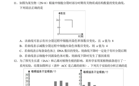 海南省海南中学海口一中文昌中学嘉积中学2026届高三下学期联考生物试题_2024-2026高三（6-6月题库）_2026年03月高三试卷