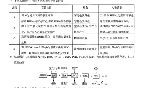 化学试题卷_2024-2026高三（6-6月题库）_2026年03月高三试卷_260315江西省赣州市2026年高三年级下学期摸底考试（全科）_江西省赣州市2026年高三下学期3月摸底考试化学