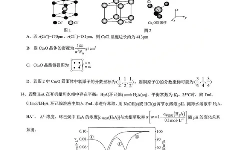 化学试题卷_2024-2026高三（6-6月题库）_2026年03月高三试卷_260315江西省赣州市2026年高三年级下学期摸底考试（全科）_江西省赣州市2026年高三下学期3月摸底考试化学