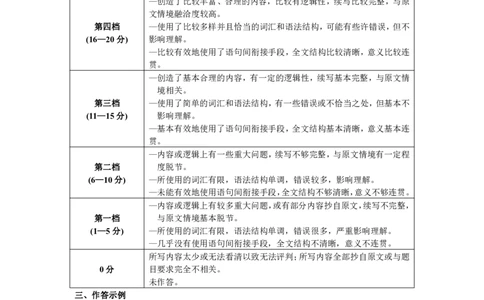 大庆市2026届高三年级第三次教学质量检测英语答案_2024-2026高三（6-6月题库）_2026年04月高三试卷_260419黑龙江大庆市2026届高三年级第三次教学质量检测(全科）