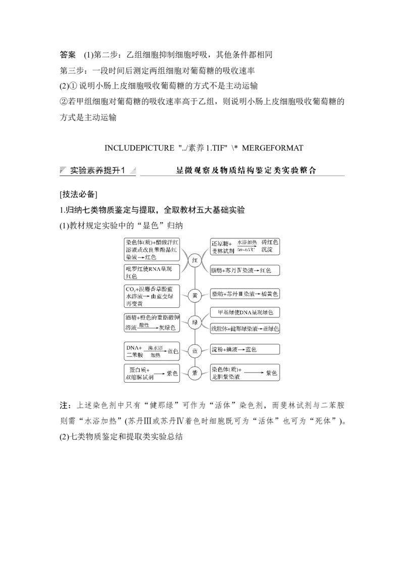 必修一第二单元第6讲_新高考复习资料_2022年新高考复习资料_2022年一轮复习最新版_1.2022年高考生物一轮复习全国通用版_2022年新高考生物一轮复习讲义（最新版）_赠送word习题库