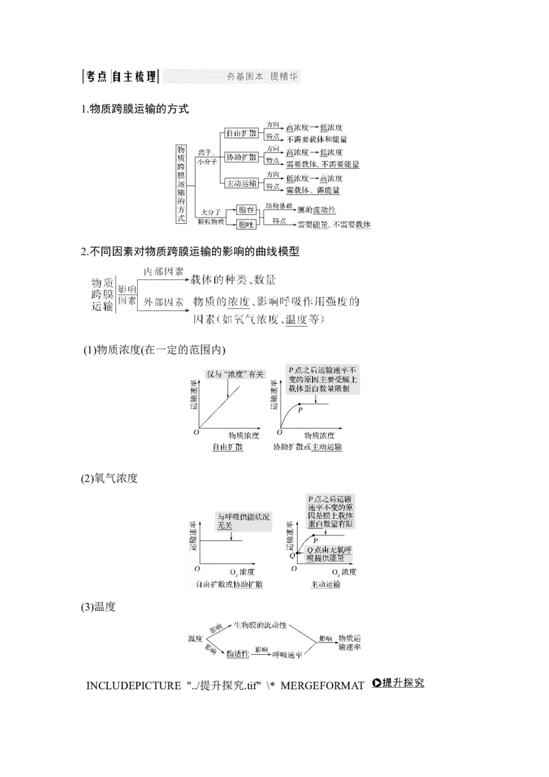 必修一第二单元第6讲_新高考复习资料_2022年新高考复习资料_2022年一轮复习最新版_1.2022年高考生物一轮复习全国通用版_2022年新高考生物一轮复习讲义（最新版）_赠送word习题库