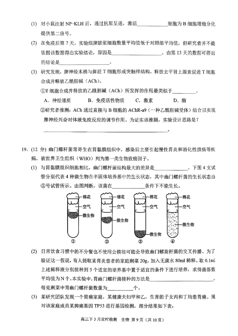 [56621228]重庆市北碚区西南大学附属中学校2025-2026学年高三下学期开学考试生物试题_2024-2026高三（6-6月题库）_2026年03月高三试卷_260304西南大学附属中学校2025-2026学年高三下学期开学
