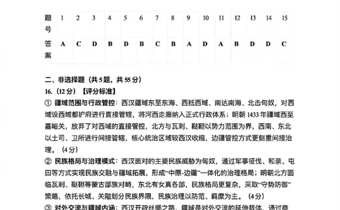 历史试题卷答案山东卷山东省枣庄市2026届高三年级模拟考试（枣庄二调）(3.25-3.27)_2024-2026高三（6-6月题库）_2026年03月高三试卷_历史