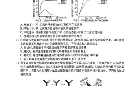 江西&ldquo;三新&rdquo;协同教研共同体2026届高三4月学科阶段训练（26-318C）生物_2024-2026高三（6-6月题库）_2026年04月高三试卷