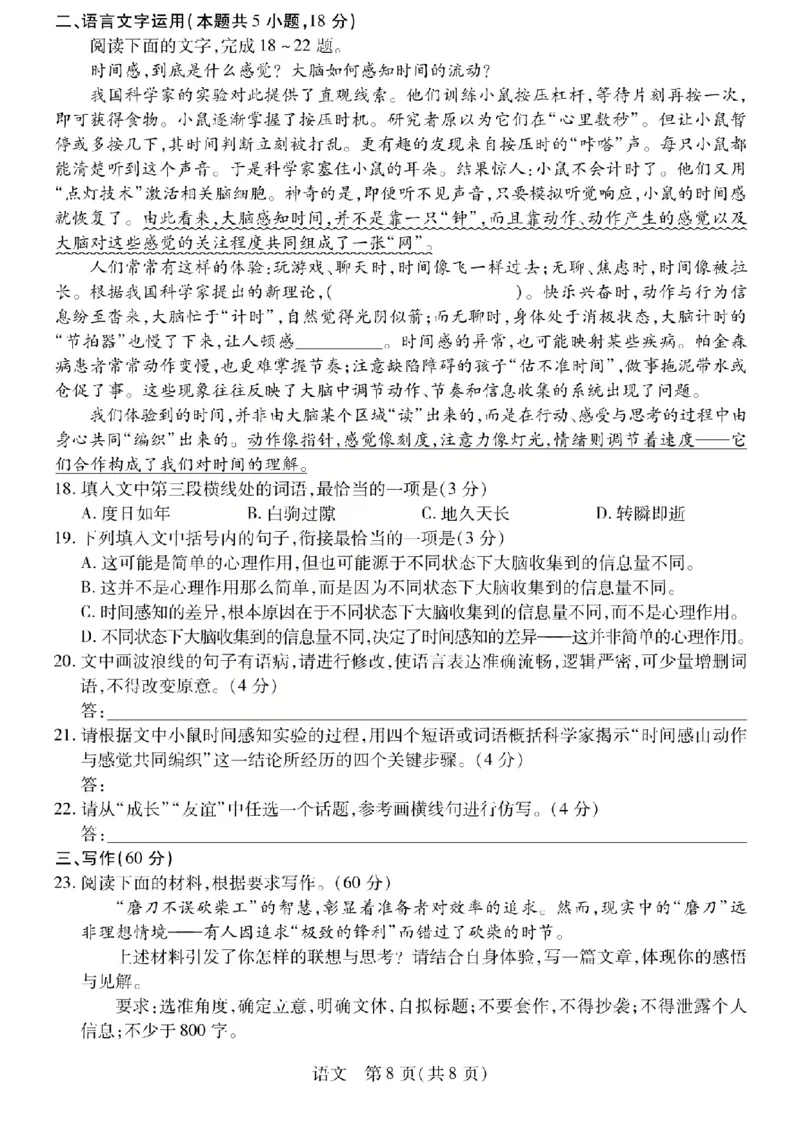 语文试题_2024-2026高三（6-6月题库）_2026年04月高三试卷_260429陕西、河南、山西天一顶尖计划（四）2026届4月联考（全科）_陕西、河南、山西天一顶尖计划（四）2026届高三4月联考语文