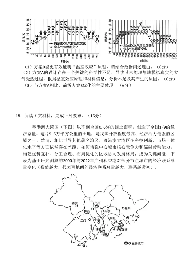 百师联盟2026届高三二轮复习联考（一）地理_2024-2026高三（6-6月题库）_2026年03月高三试卷_260328百师联盟2026届高三二轮复习联考（一）（全科）