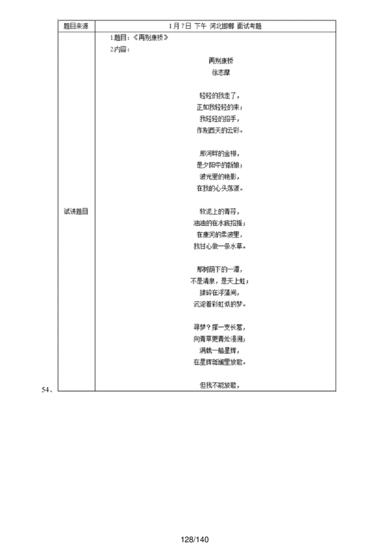 [内部]高中语文教资面试押题库汇编_教资面试知识库