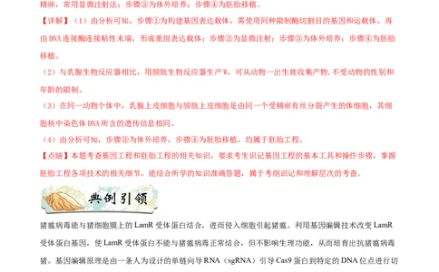 押新课标全国卷第38题-备战2021年高考生物临考题号押题（新课标卷）（解析版）_新高考复习资料_2021年新高考资料_备战2021年高考生物临考题号押题（新课标卷）